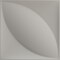 Ekena Millwork 11 7/8in. W x 11 7/8in. H Malone EnduraWall Decorative 3D Wall Panel Covers 0.98 Sq. Ft. WP12X12MLGBW - alternate 4